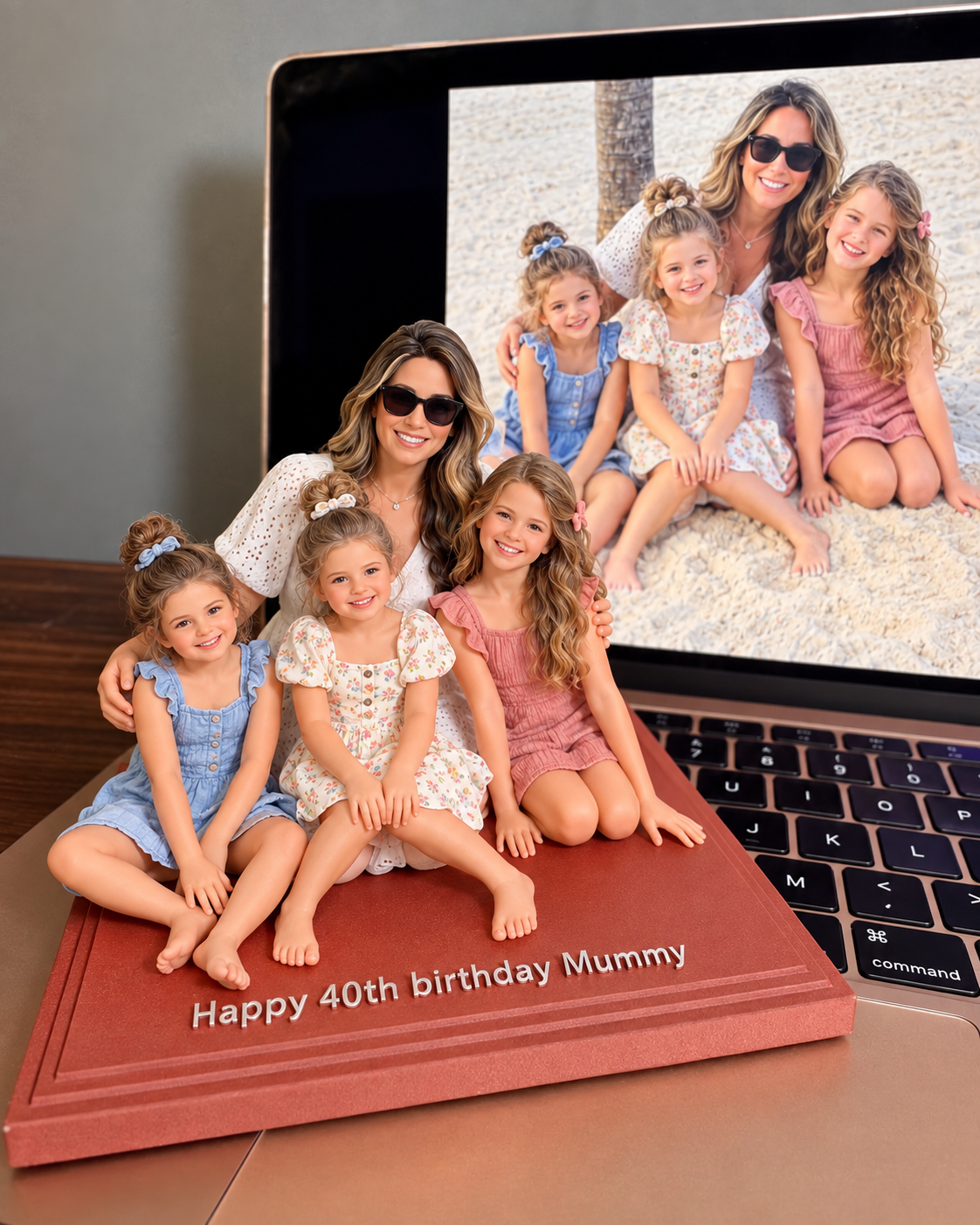 Custom Family Statue – Personalized 3D Family Figurines from Photo