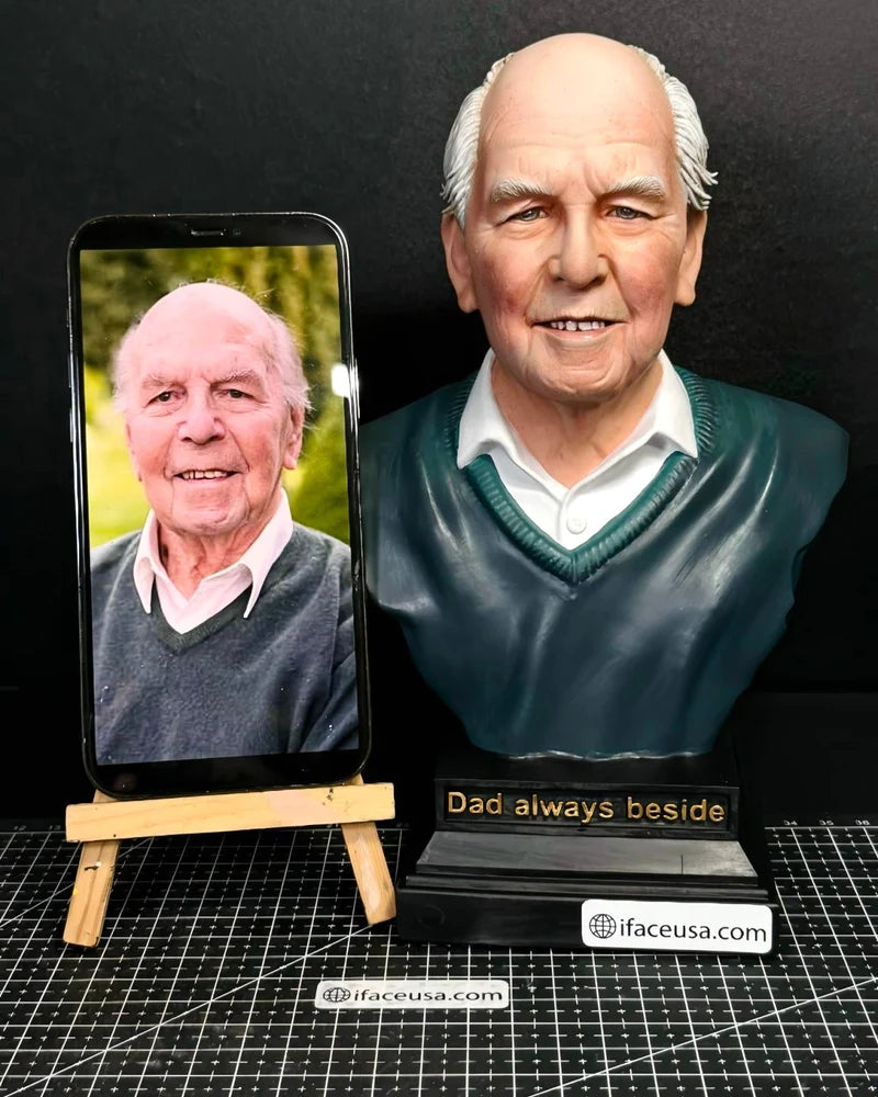 Custom 3D Portrait Bust From Photos