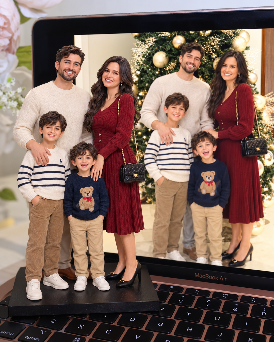Custom Family Statue – Personalized 3D Family Figurines from Photo