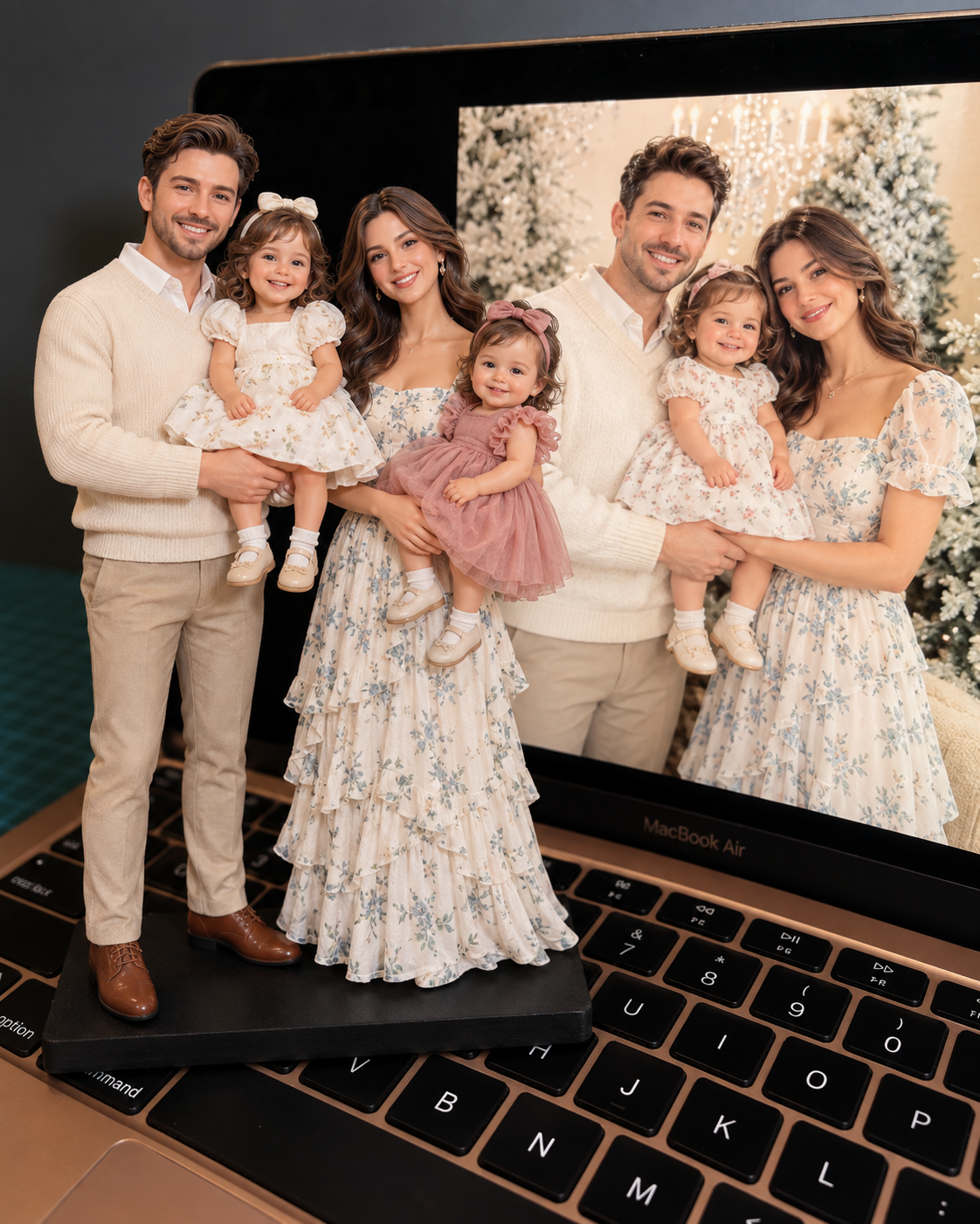 Custom Family Statue – Personalized 3D Family Figurines from Photo