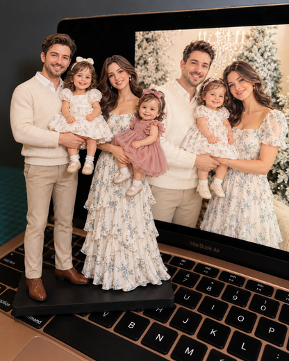 Custom Family Statue – Personalized 3D Family Figurines from Photo