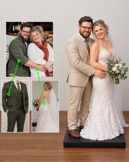 Custom Family Statue – Personalized 3D Family Figurines from Photo