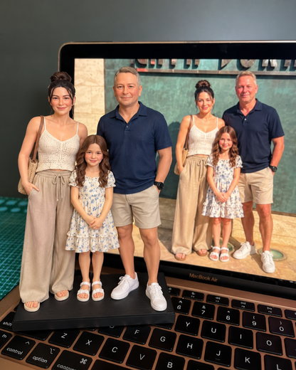 Custom Family Statue – Personalized 3D Family Figurines from Photo