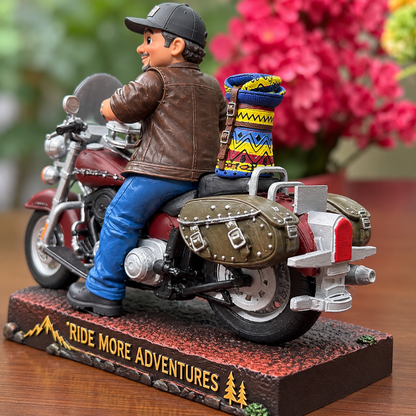 Custom Bike Statue – Personalized 3D Rider & Motorbike Miniature from Photo