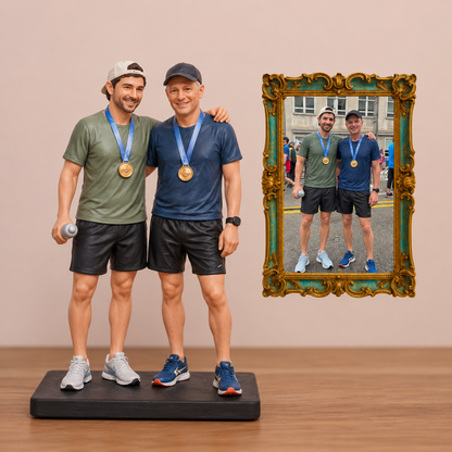 Custom Couple Statue – Personalized 3D Figurine from Photo