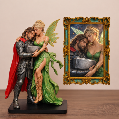 Custom Couple Statue – Personalized 3D Figurine from Photo