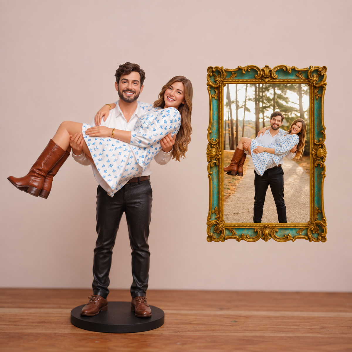 Custom Couple Statue – Personalized 3D Figurine from Photo