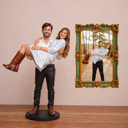 Custom Couple Statue – Personalized 3D Figurine from Photo